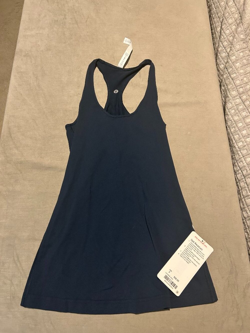 NWT Lululemon Cool Racerback Tank Top Size 6 Jazz Indigo Navy Blue